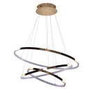 Lampy wiszące okręgi - Azzardo WHEEL 3 DIMM GOLD 3xLED Wisząca Złoty AZ2918 - produkt 1