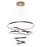 Lampy wiszące okręgi - Azzardo WHEEL 6 LONG DIMM GOLD 6xLED Wisząca Złoty AZ2921 - produkt 1