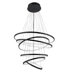 Lampy wiszące okręgi - Azzardo WHEEL 6 LONG DIMM BLACK 6xLED Wisząca Czarny AZ2923 - product 1