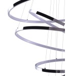Lampy wiszące okręgi - Azzardo WHEEL 6 LONG DIMM CHROME 6xLED Wisząca Chrom AZ2990 - produkt 3