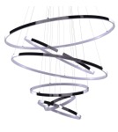 Lampy wiszące okręgi - Azzardo WHEEL 6 LONG DIMM CHROME 6xLED Wisząca Chrom AZ2990 - produkt 2