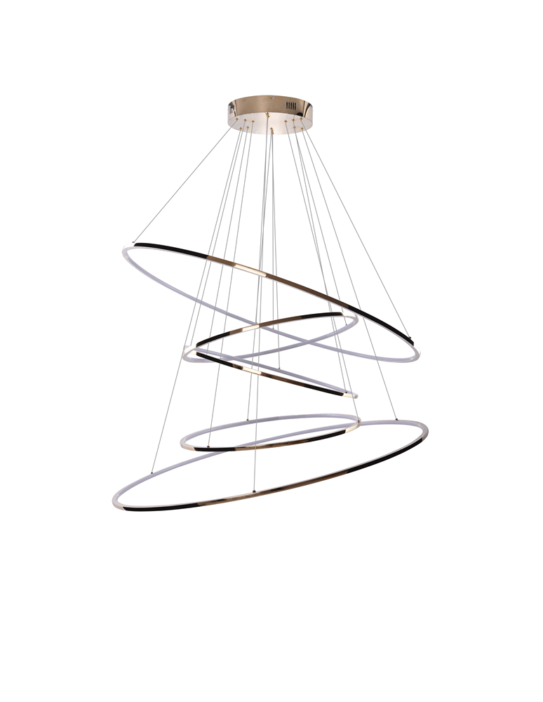 Azzardo WHEEL XXL LED 190W 11400lm 3000K złoty wisząca AZ3138 Azzardo WHEEL XXL LED 190W 11400lm 3000K złoty wisząca AZ3138
