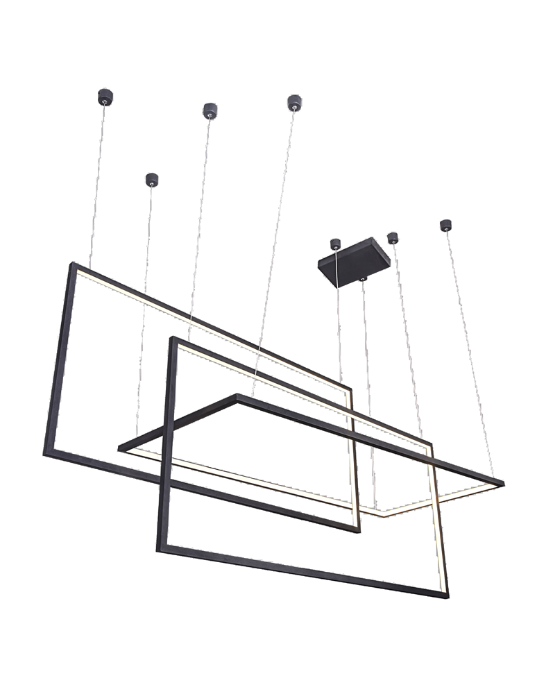 Azzardo METRIC BLACK 1xLED Wisząca Czarny AZ2914