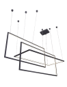 Azzardo METRIC BLACK 1xLED Wisząca Czarny AZ2914