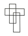 Azzardo QUADRATUS WALL BLACK 1xLED Ścienna Czarny AZ2994
