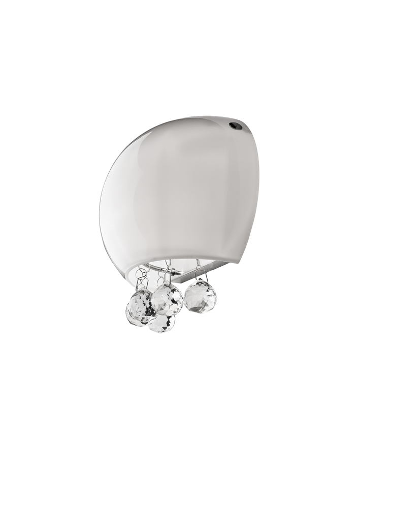 Kinkiety glamour - Azzardo QUINCE WALL 1xG9 Ścienna Biały AZ0912 - produkt kolory-swiatla.pl 1