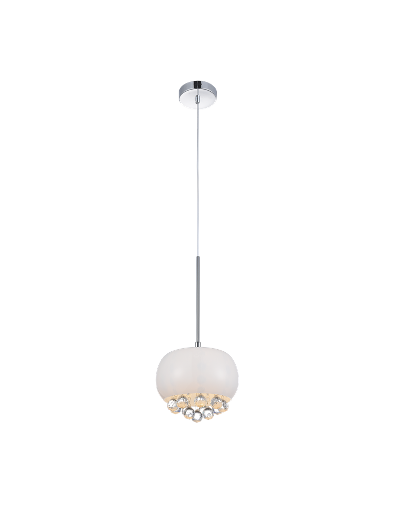 Azzardo QUINCE 1 1xG9 Wisząca Biały AZ3080