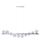 Lampy wiszące kule - Azzardo SYBILLA 10 PENDANT 10xG9 Wisząca Biały/Chrom AZ2100 - product 1