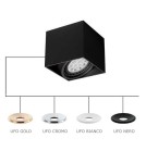 Oprawy sufitowe na wymienne źródło światła - Orlicki Design Cardi I Nero / Ufo Cromo 1xGU10 Czarny mat - produkt 1