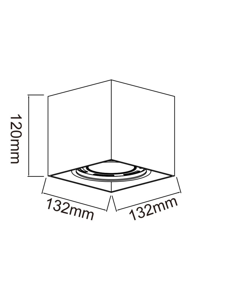 Oprawy sufitowe na wymienne źródło światła - Orlicki Design Cardi I Nero / Ufo Cromo 1xGU10 Czarny mat - produkt kolory-swiatla.pl 3