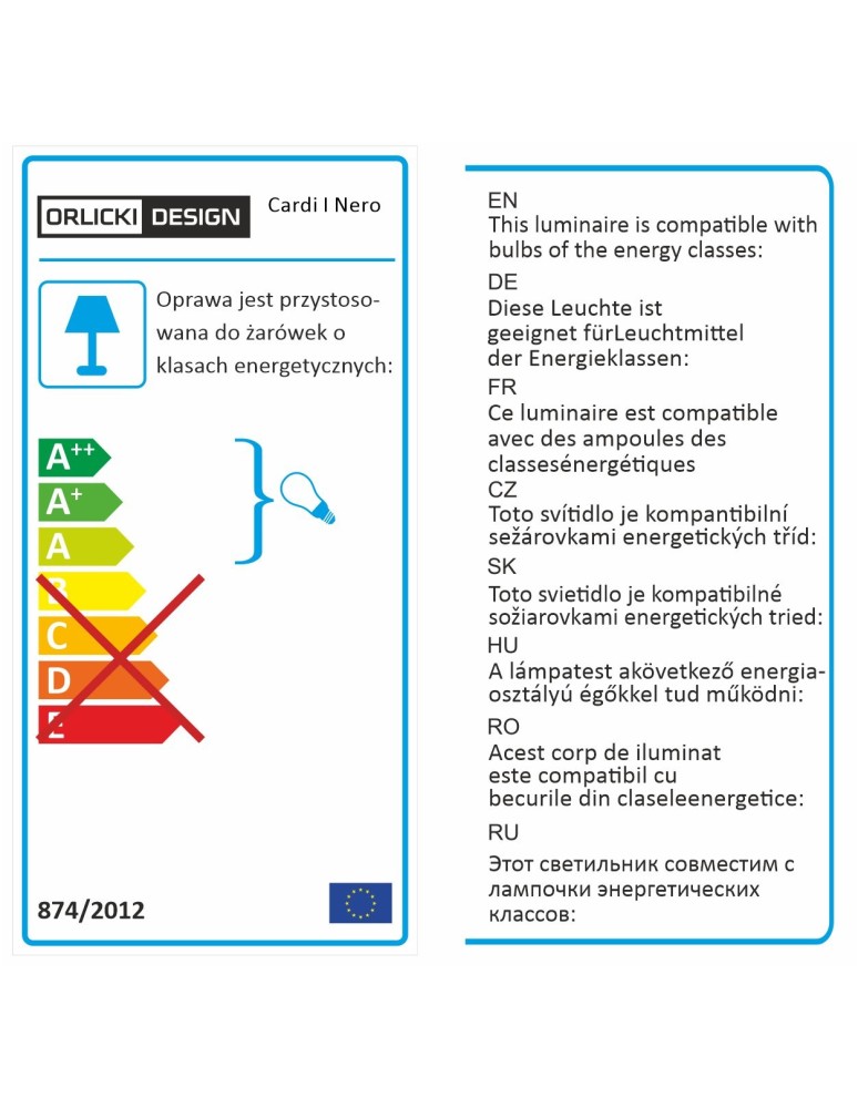 Oprawy sufitowe na wymienne źródło światła - Orlicki Design Cardi I Nero / Ufo Cromo 1xGU10 Czarny mat - produkt kolory-swiatla.pl 4