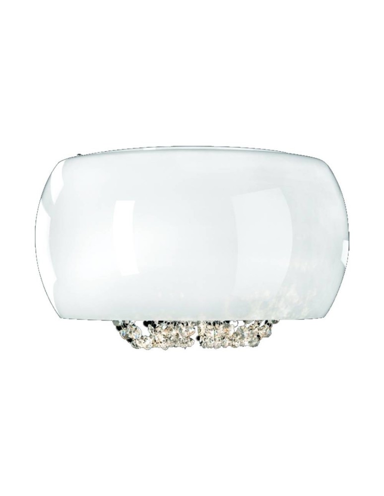 Kinkiety - Orlicki Design Lexus Parette Bianco 4xG4 Biały połysk/Chrom/Transparentny - produkt kolory-swiatla.pl 1