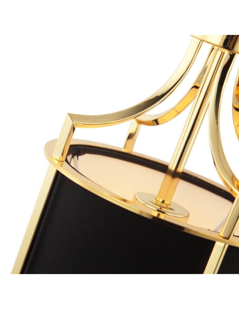 Orlicki Design Lunga Gold Nero 1xE27 Złoty/Czarny