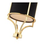 Żyrandole w stylu Hampton - Orlicki Design Lunga Gold Nero 1xE27 Złoty/Czarny - produkt 4