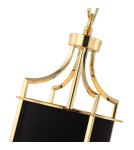 Żyrandole w stylu Hampton - Orlicki Design Lunga Gold Nero 1xE27 Złoty/Czarny - produkt 5