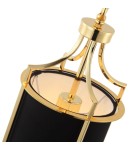 Żyrandole w stylu Hampton - Orlicki Design Lunga Gold Nero 1xE27 Złoty/Czarny - produkt 6
