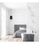 Żyrandole w stylu Hampton - Orlicki Design Lunga Gold Nero 1xE27 Złoty/Czarny - produkt 7