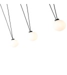 Lampy wiszące - Orlicki Design Movo III 3xG9 Czarny/Biały mleczny - product 4