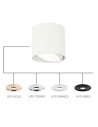 Orlicki Design Neo Bianco Mobile / Ufo Cromo 1xGU10 Biały mat