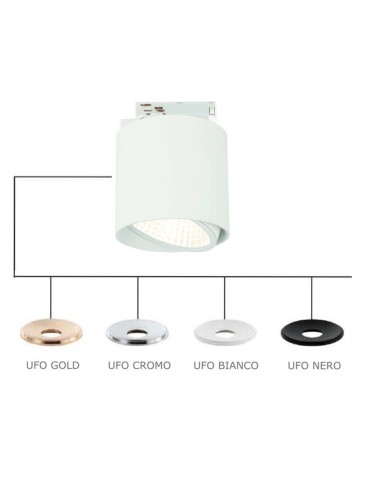 Orlicki Design Neo Bianco Mobile Track / Ufo Cromo 1xGU10 Biały mat