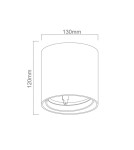 Oprawy sufitowe na wymienne źródło światła - Orlicki Design Neo Nero Mobile / Ufo Bianco 1xGU10 Czarny mat - produkt 3