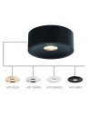 Orlicki Design Neo Nero Slim Led / Ufo Bianco 1x10 LED 3000K 230V Czarny mat/Biały