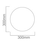 Lampy sufitowe - Orlicki Design Palla 30 1xE27 Biały - produkt 3