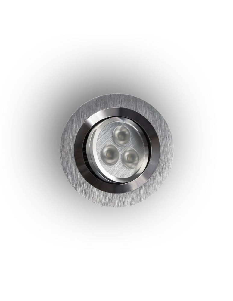 Lampy podtynkowe - oczka - Orlicki Design Pio LED Alluminio 3x1W LED 3000K 230V - produkt kolory-swiatla.pl 1