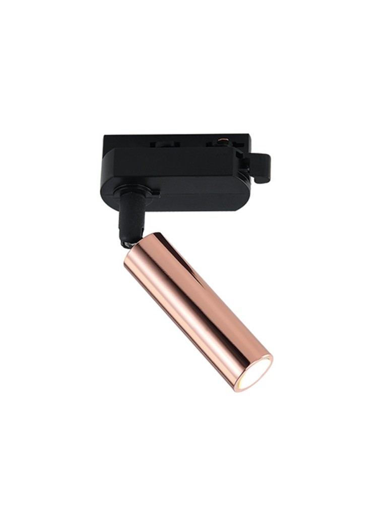 Lampy do szynoprzewodów 1 fazowych - Orlicki Design Slimi Rose Gold Track 1xG9 Czarny/Miedź - produkt kolory-swiatla.pl 1