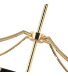Żyrandole w stylu Hampton - Orlicki Design Stanza Gold Nero M 4xE27 Złoty/Czarny - product 5