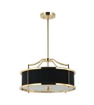 Żyrandole w stylu Hampton - Orlicki Design Stanza Gold Nero S 3xE27 Złoty/Czarny - product 3