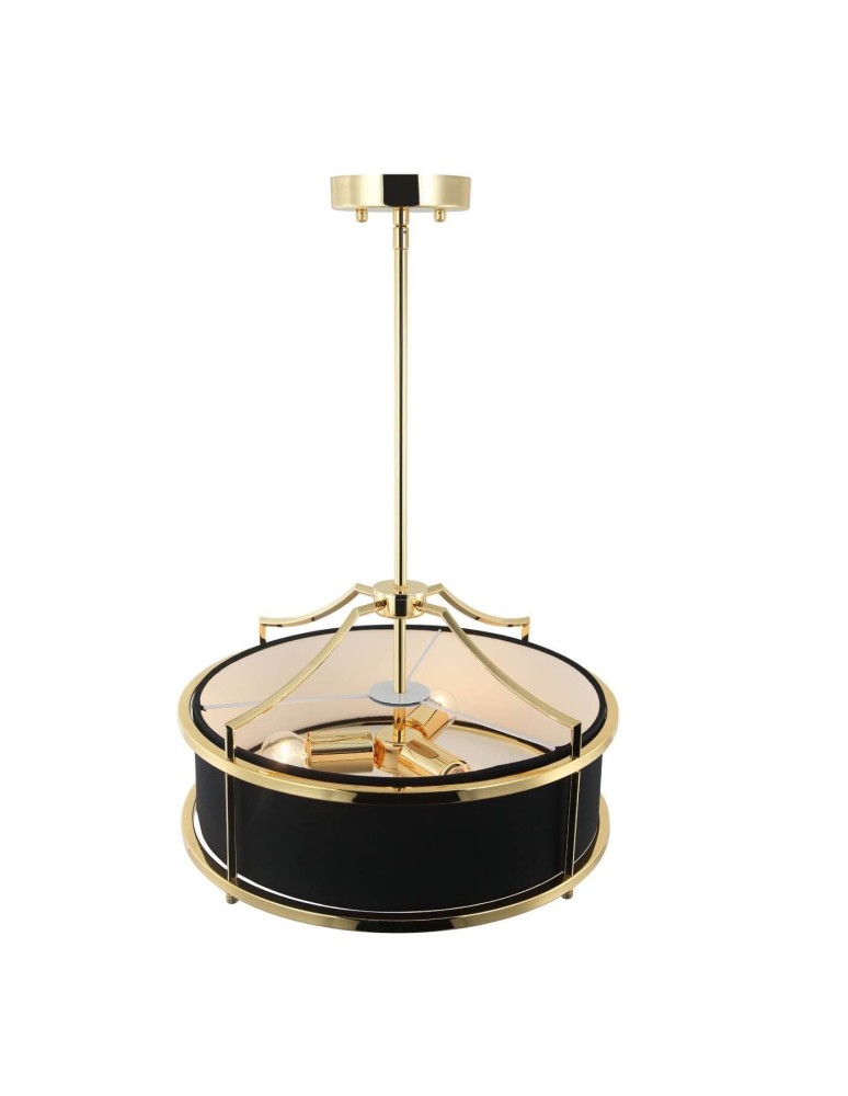 Orlicki Design Stanza Gold Nero S 3xE27 Złoty/Czarny