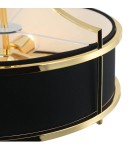 Żyrandole w stylu Hampton - Orlicki Design Stanza Gold Nero S 3xE27 Złoty/Czarny - product 6