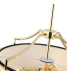 Żyrandole w stylu Hampton - Orlicki Design Stanza Gold Nero S 3xE27 Złoty/Czarny - product 7