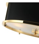 Żyrandole w stylu Hampton - Orlicki Design Stanza Gold Nero S 3xE27 Złoty/Czarny - product 8