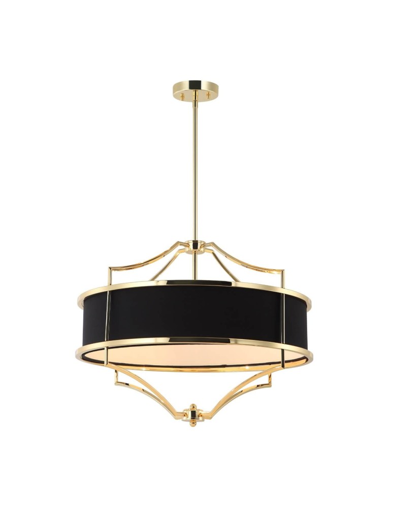 Żyrandole w stylu Hampton - Orlicki Design Stesso Gold Nero M 4xE27 Złoty/Czarny - produkt kolory-swiatla.pl 1