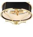 Żyrandole w stylu Hampton - Orlicki Design Stesso Gold Nero S 3xE27 Złoty/Czarny - product 5
