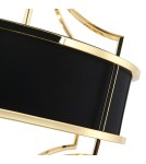Żyrandole w stylu Hampton - Orlicki Design Stesso Gold Nero S 3xE27 Złoty/Czarny - product 6
