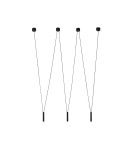 Lampy wiszące - Orlicki Design Viva III Nero 3xG9 Czarny - produkt 1