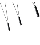Lampy wiszące - Orlicki Design Viva III Nero 3xG9 Czarny - produkt 3