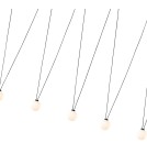 Lampy wiszące - Orlicki Design Movo VII 7xG9 Czarny/Biały mleczny - produkt 4