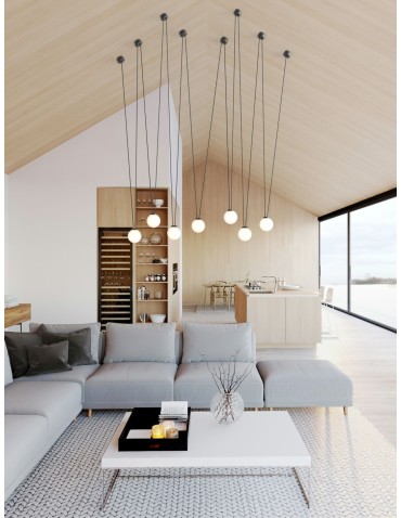 Orlicki Design Movo VII 7xG9 Czarny/Biały mleczny - produkt 2