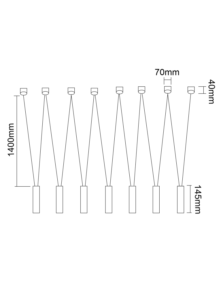 Orlicki Design Viva VII Bianco 7xG9 Biały