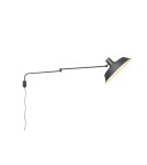 Kinkiety na wysięgniku - Trio Bolder Ścienna 1xE27 max 40W Czarny Mat 200300132 - product 3