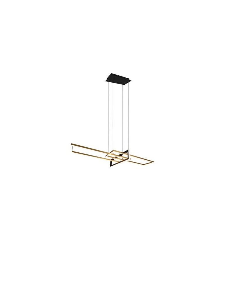 Lampy wiszące LED - Trio Salinas Wisząca 1xLED max 34W 4200lm 3000K Mosiądz Mat 320310308 - produkt kolory-swiatla.pl 1