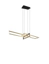 Trio Salinas Wisząca 1xLED max 34W 4200lm 3000K Mosiądz Mat 320310308