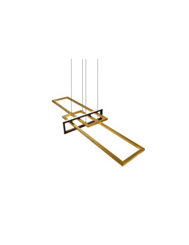 Trio Salinas Wisząca 1xLED max 34W 4200lm 3000K Mosiądz Mat 320310308 - produkt 2