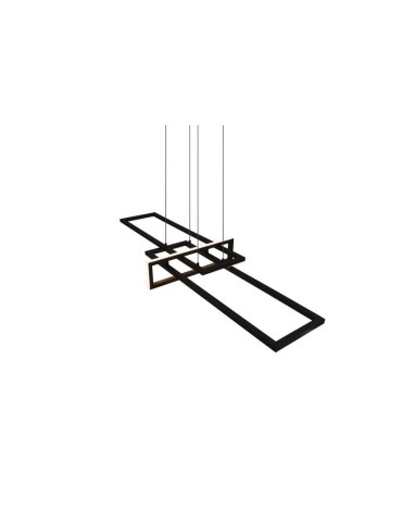 Trio Salinas Wisząca 1xLED max 34W 4200lm 3000K Czarny Mat 320310332 - produkt 2