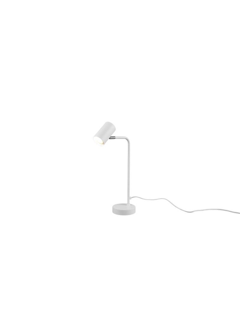 Lampy stołowe do czytania - Trio Marley Stołowa 1xGU10 max 5W Biały Mat 512400131 - produkt kolory-swiatla.pl 1