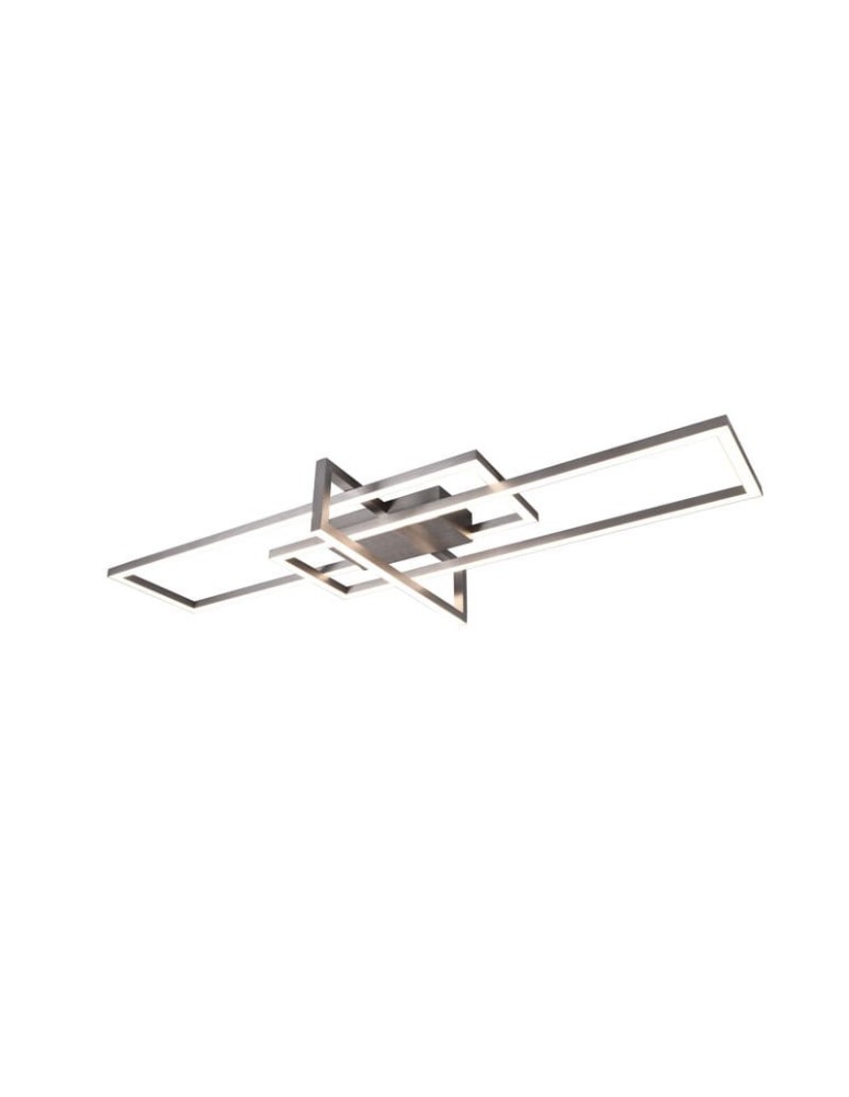 Lampy sufitowe nowoczesne - Trio Salinas Sufitowa 1xLED max 34W 3900lm 3000K Nikiel Mat 620310307 - produkt kolory-swiatla.pl 1